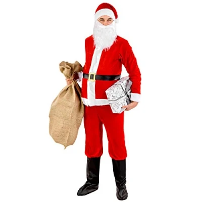 Afbeelding van dressforfun Herenkostuum kerstman S verkleedkleding kostuum halloween verkleden feestkleding carnavalskleding carnaval feestkledij partykleding 300310