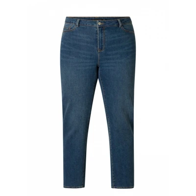 Afbeelding van BASE LEVEL CURVY Arinthe Bottoms Mid Blue maat W4(54/56) / L30