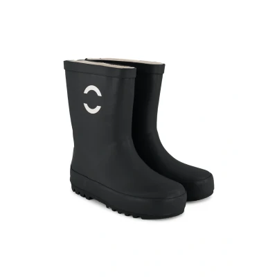 Afbeelding van mikk line Solid Regenlaarzen voor kinderen, Maat: 23, Black Schoenen