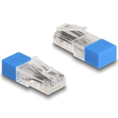 Afbeelding van Delock RJ45 Stecker mit Abschlusswiderstand 120 Ohm blau HQ products