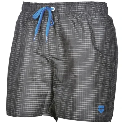 Afbeelding van arena Yarn Dyed Boxer Zwemshorts voor heren, sneldrogend, trekkoord, zijzakken, zacht materiaal