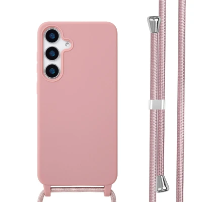 Afbeelding van Samsung Galaxy S25 Plus Hoesje Siliconen en TPU (zacht) imoshion Softcase/Koordhoesje/Backcover Roze Telefoonhoesje