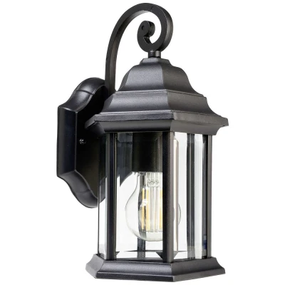 Afbeelding van Deko Light Buitenwandlamp Saiph, E27, zwart