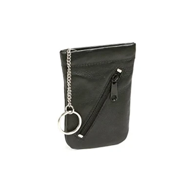 Afbeelding van LEAS Sleutelzakje, echt leer, zwart Special Edition, zwart, 8 x 11 cm, tas, zwart., 8x11cm, Tas