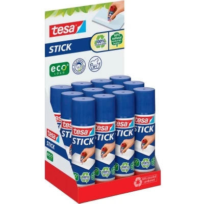 Afbeelding van tesa, Lijmstok, ecoLogo Stick lijmstift, 20 g, toonbankdisplay