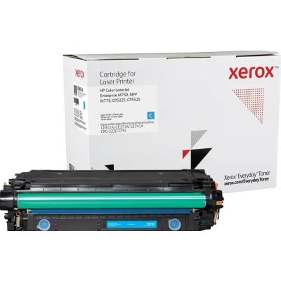 Afbeelding van Xerox Toner vervangt HP 651A/ 650A/ 307A (CE341A/CE271A/CE741A) Compatibel Cyaan 16000 bladzijden Everyday 006R04148