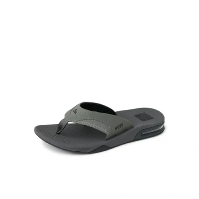 Afbeelding van Reef Fanning Flipflop voor heren, grijs/zwart., 40 EU