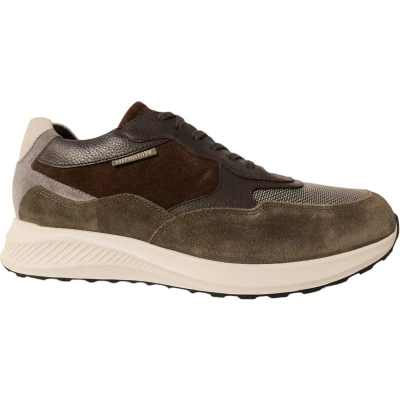 Afbeelding van Mephisto Sneaker Driss Khaki Bruin Grijs Combi
