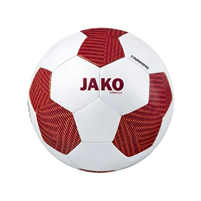 Afbeelding van Trainingsbal Striker 2.0 Wit/wijnrood/fluo oranje
