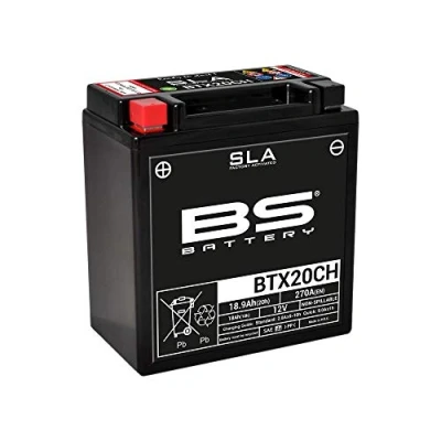 Afbeelding van BS BATTERY Batterie Moto 12V Sans Entretien activée usine Btx20Ch Sla