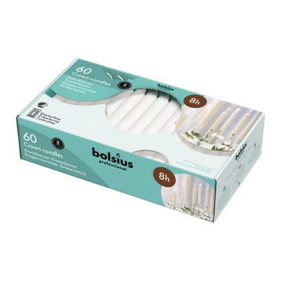 Afbeelding van Bolsius Kroonkaarsen 60x