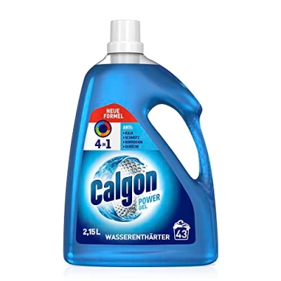 Afbeelding van Calgon 4 in 1 Power Gel effectief tegen kalk, vuil, geuren en corrosie beschermende waterontharder voor de wasmachine x 2,15 l