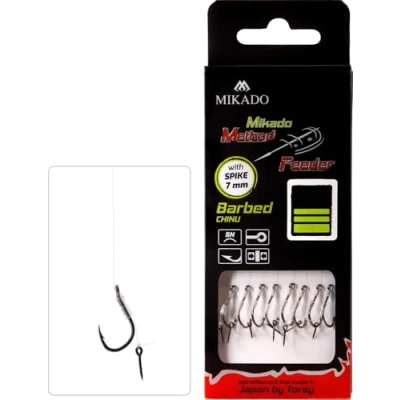 Afbeelding van Method Feeder Rig met naald Mono Chinu haak Gr. 6/0,28mm/10cm 8st