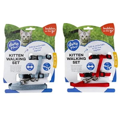 Afbeelding van Duvo+ Kitten Wandelset Uni 15 25cm / 8mm 125cm
