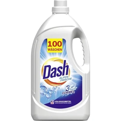 Afbeelding van Dash Vloeibaar Wasmiddel Alpenfrische Universeel 100 Wasbeurten 5 liter