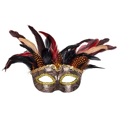 Afbeelding van Boland Oogmasker Voodoo Marasa Volwassenen Halloween accessoire Horror