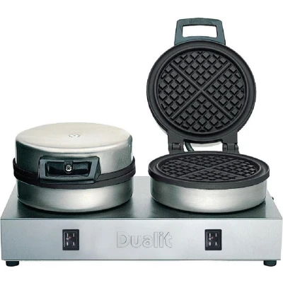 Afbeelding van Dualit dubbel wafelapparaat 74002, 19(h)x40(b)x22(d)cm, 230V