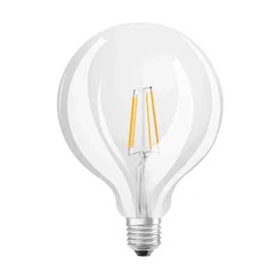 Afbeelding van OSRAM LED lamp Lampvoet: E27 afstembaar Warm wit 2200…2700 K 7 W helder SUPERSTAR CLASSIC GLOBE GLOWdim [Energie efficiëntieklasse A++] 4 stuks