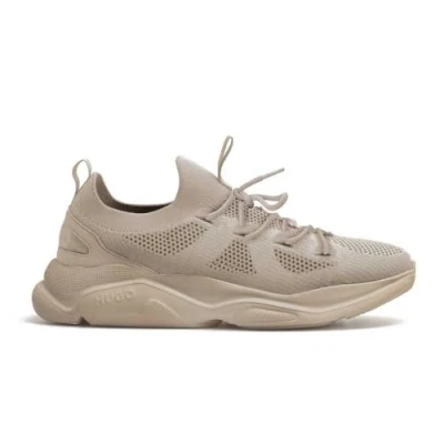 Afbeelding van HUGO LEON RUNN Sneakers laag, Heren, Maat: 41, Open beige Textiel
