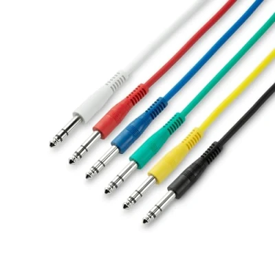 Afbeelding van K3 BVV patchkabel 6, 3 mm jack stereo op set 1.2 m