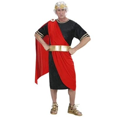 Afbeelding van Widmann Toga Kostuum Stijlvol Nero Man Rood, Zwart Large Carnavalskleding Verkleedkleding