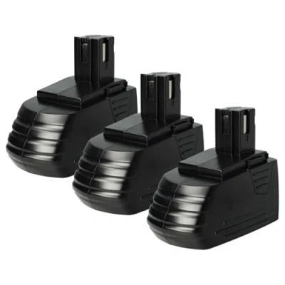 Afbeelding van vhbw 3x NiMH batterij 3000mAh voor Hilti SB12, SF120 A, SF121 SID 121 SFL 12/15 Flashlight zoals SFB121, SFB126, SFB126A