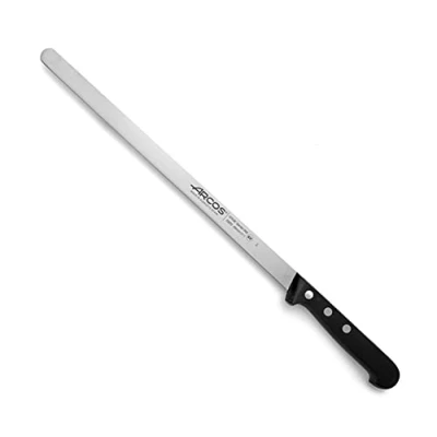 Afbeelding van Arcos Snijden/hammes 11 inch nitrum roestvrij stalen blad. Polyoxymethyleen (POM) handvat. Zeer resistent. Zwarte kleur. Serie universeel