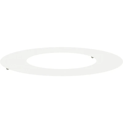 Afbeelding van vidaXL Plantenring Wit Ø40/70 cm Staal