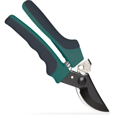 Afbeelding van Relaxdays snoeischaar bypass tuinschaar tweezijdig takkenschaar zwart/groen