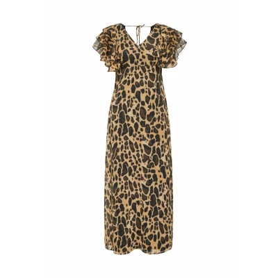 Afbeelding van ONLY maxi jurk bruin