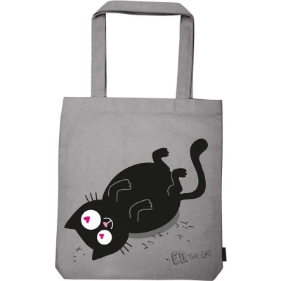 Afbeelding van Moses Katoenen Tas Ed, The Cat Fell In Love 39 X 42 Cm