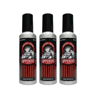 Afbeelding van Uppercut Deluxe Control Cream, Heren Haarcrème met Medium Hold voor Kroezen en Krul Controle, Verzorgende een Natuurlijke Finish, Geschikt Steil Krullend Haar 120ml