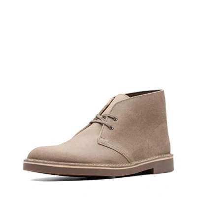 Afbeelding van Clarks Bushacre 7 Heren Chukka laars,Taupe Gedwongen Suede,49 EU