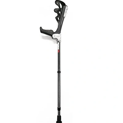 Afbeelding van Ergodynamic krukken met geïntegreerd schokdempingsmechanisme. Talla S Blanco Y Gris