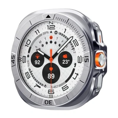 Afbeelding van Spigen Bezel Tune Pro Ontworpen voor Samsung Galaxy Watch Ultra 47mm (2024) Case met Ring Zilver