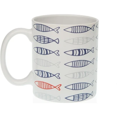 Afbeelding van Mok Versa Fish Porselein Keramiek