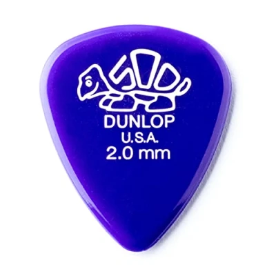 Afbeelding van Jim Dunlop Delrin 500 Plectrum 2.00 mm 12 pack