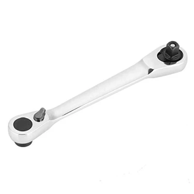 Afbeelding van Keenso Mini ratel 1/4 inch ratelschroevendraaier 72 tanden driver ratelsleutel tool Quick Release Wrench 130mm default Cliquet Hexagonal