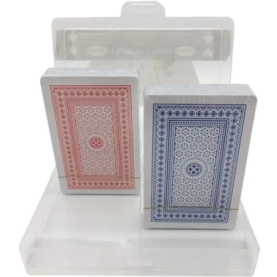 Afbeelding van Speelkaarten 2 Stuks Rood Blauw