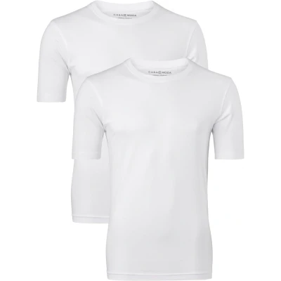 Afbeelding van Casamoda 2 PACK Tshirt basic, Heren, Maat: 5XL, Weiß