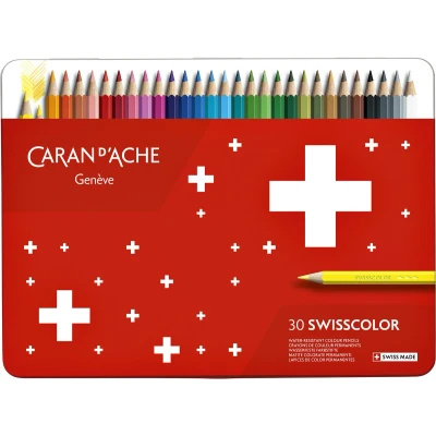 Afbeelding van Kleurpotloden Caran d&#039;Ache Swisscolor 30stuks ass