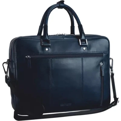 Afbeelding van Leonhard Heyden Montreal Zipped Briefcase 2 Compartments black Laptoptas