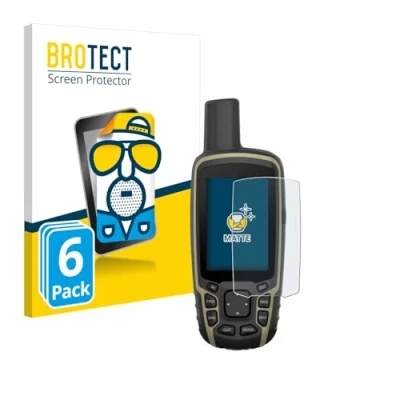 Afbeelding van BROTECT Screenprotector voor Garmin GPSMAP 65s Folie Beschermfolie matte (6 Stuks)