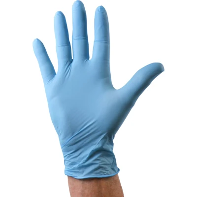 Afbeelding van ComFort Handschoen Latex Gepoederd Maat S Blauw 100 Stuks