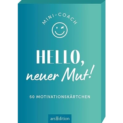 Afbeelding van Mini Coach. Hello, neuer Mut!: 50 Motivationskärtchen