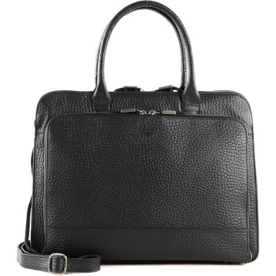 Afbeelding van Voi Laptoptassen Grain Leather zwart
