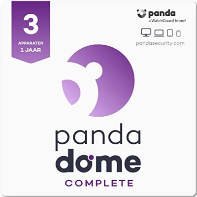 Afbeelding van Panda Dome Complete 2023 Antivirussoftware 3 apparaten 1 jaar VPN Beveiliging tegen ransomware Oudercontrole Veilig bankieren Antidiefstalvergrendeling Password Manager Bestandsversleuteling