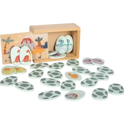 Afbeelding van small foot Memo &quot;Dino&quot;, memoryspel gemaakt van FSC® 100% gecertificeerd hout, voor kinderen vanaf 2 jaar, 12616