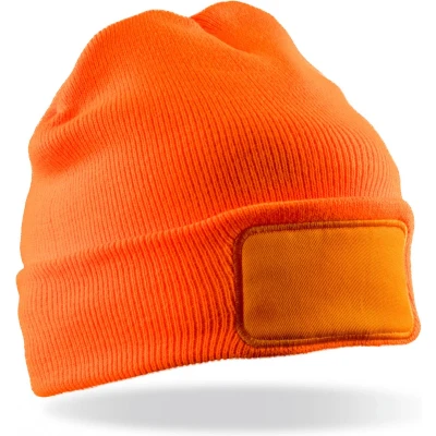 Afbeelding van Result Bedrukbare muts in dubbel tricot Thinsulate RC034X orange