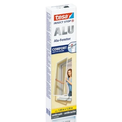 Afbeelding van tesa ALU COMFORT 55194 00003 00 Vliegenhor (b x h) 1000 mm 1200 Antraciet 1 stuk(s)
